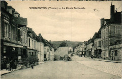 Vermenton - La Route Nationale à Vermenton