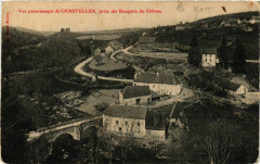 Vue panoramique de Chastellux prise des Remparts du Chateau -
													89 Yonne
												
