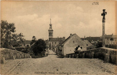 Voutenay - Le Pont et la Tour de l'Horloge -
													89 Yonne
												