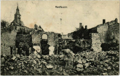 Montfaucon - Town Scene - Ruines