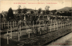 Saint-Die - Cimetiere de la Rive droite - Tombes Militaires