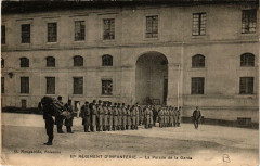 Régiment d'Infanterie. La Parade de la Garde