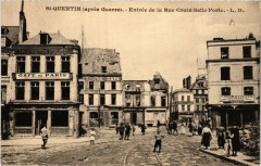 Saint-Quentin Entrée de la Rue Croix Belle Porte à Saint-Quentin