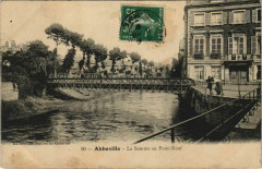 Abbeville La Somme au Pont-Neuf à Abbeville