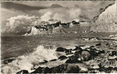 Ault La Plage marée haute à Ault