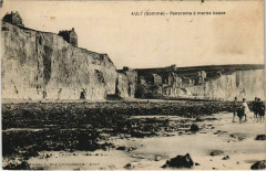 Ault Panorama a marée basse à Ault