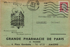 Amiens Gde Pharamacie de Paris 4, Place Gambetta à Amiens