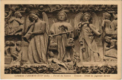 La Cathédrale Amiens Portail du Sauveur Tympan à Amiens