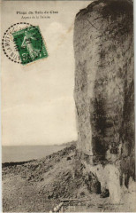 Plage du Bois-de-Cise Aspect de la Falaise