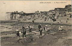 Mers-les-Bains La Plage a marée basse à Mers-les-Bains