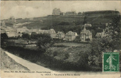 Ault Vue prise de la Rue du Marché à Ault