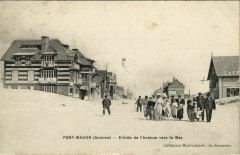 Fort-Mahon - Entrée de l'Avenue vers la Mer