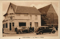 Fort-Mahon - La Poste et l'Eglise