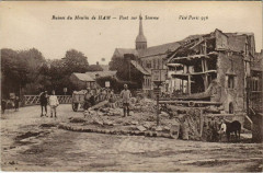Ruines de Moulin de Ham - Pont sur la Somme à Ham
