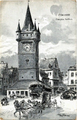 Peronne - L'ancien beffroi à Péronne