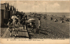 Cayeux - Un Coin de la Plage a Marée basse à Y