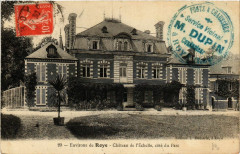 Env. de Roye - Chateau de l'Echelle cote du Parc à Roye