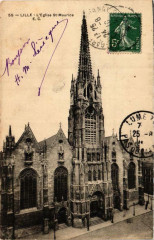 Lille L'Eglise Saint-Maurice à Lille
