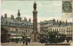 Lille La Grand'Place et la Colonne à Lille