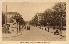 Chalon s Saone Boulevard de la Republique France