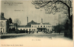 Epernay Illustré - La Gare à Épernay