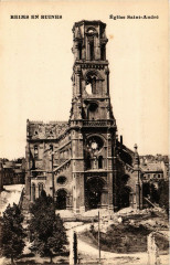 Reims en Ruines - Eglise Saint-André à Reims