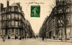 Reims - La Rue Thiers à Reims