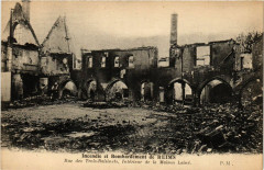 Incendie et Bombardement de Reims Rue des Tris-Raisinets Interieur -
																					51100 Reims
																			