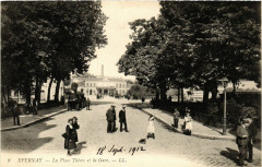 Epernay - La Place Thiers et la Gare à Épernay
