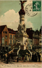 Reims - La Fontaine Sube (cote Avenue Drouet-d'Erlon) à Reims