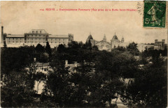 Reims - Etabl. Pommery (Vue prise de la Butte Saint-Nicaise) à Reims