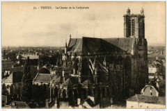 Troyes Le Chevet de la Cathédrale à Troyes