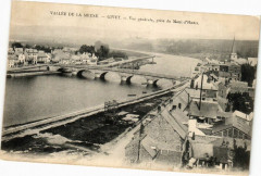 Vallée de la Meuse - Givet - Vue générale,prise du Mont d'Haure à Givet