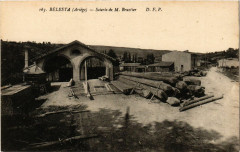 Belesta (Ariege) - Scierie de M. Brustier à Bélesta