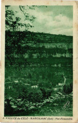 Vallée du Célé-Marcilhac Vue d'ensemble