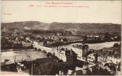 Pau vue generale du Quartier de la Basse Ville France à Pau