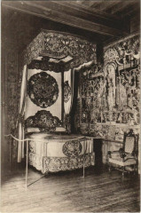 Pau Le Chateau ,le Lit de Henri Iv France à Pau