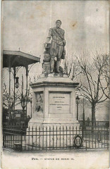 Pau Statue d'Henri Iv France à Pau