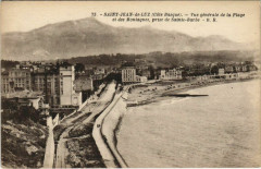 St Jean de Luz vue generale de la plage France