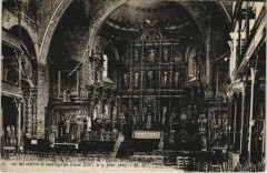 St Jean de Luz Interieur de l'Eglise Saint-Jean France