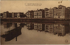 St Jean de Luz Le port et la rue du quai France