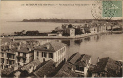 St Jean de Luz vue d'ensemble et Pointe Sainte-Barbe France