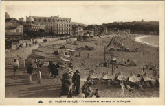 St Jean de Luz Promenade et terrasse de la Pergola France