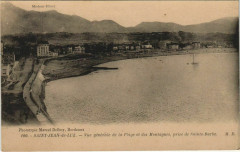 St Jean de Luz vue generale de la Plage France