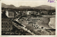 St Jean de Luz vue generale de la Plage France