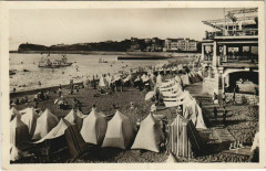St Jean de Luz La Plage et la Pointe Sainte-Barbe France