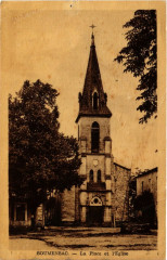Boumensac - La Place et l'Eglise