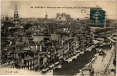Nantes - Panorama vers les Eglises pris du Transbordeur -
																					44200 Nantes
																			