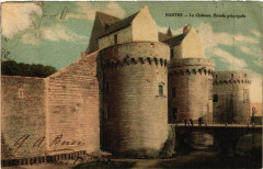 Nantes - Le Chateau. Entrée principale à Nantes