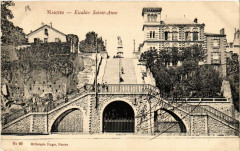 Nantes - Escalier Sainte-Anne à Nantes